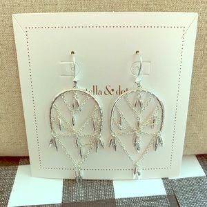 Chandelier earrings - silver